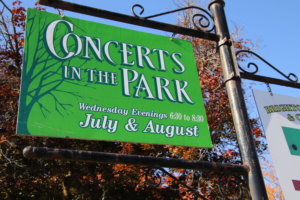 concerts in the park